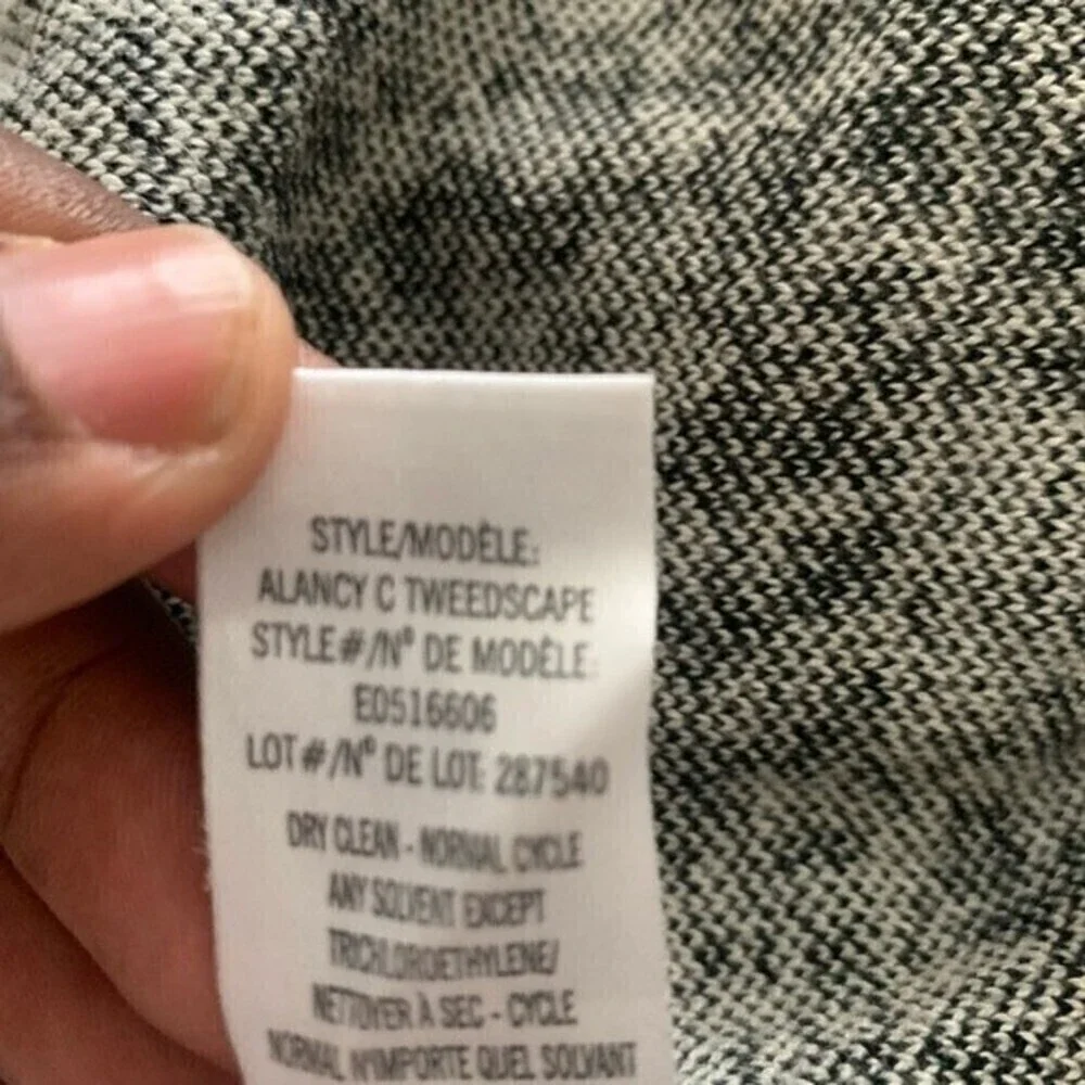 - THEORY Alancy C Sleeveless Tweedscape A-Line Dress Size Medium - Picture 14 of 14